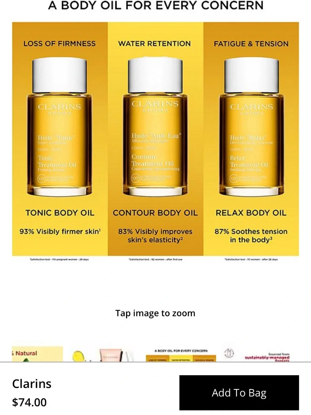 Clarins Tonic Treatment Oil